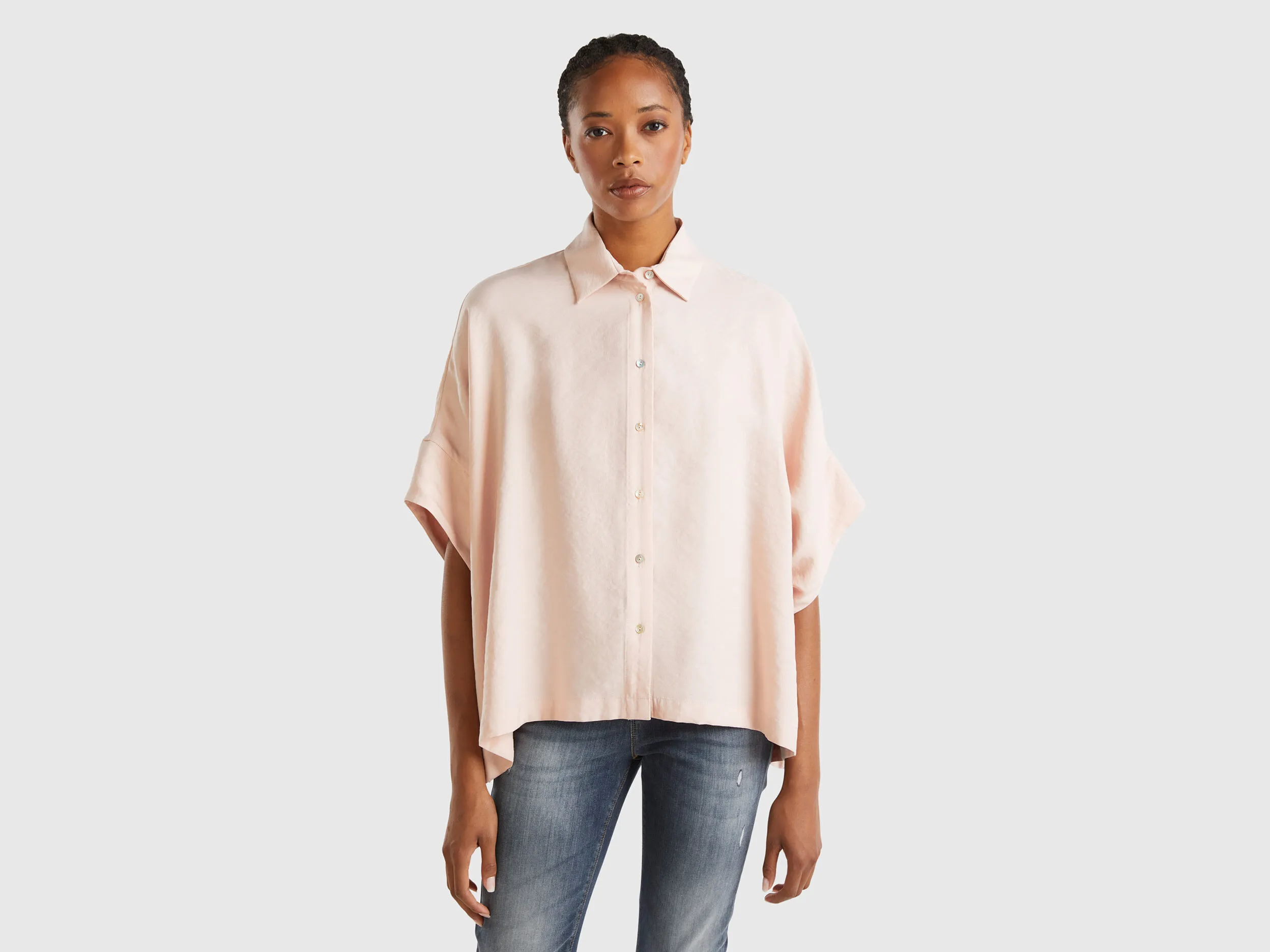 Camisa oversize de mezcla de Modal®