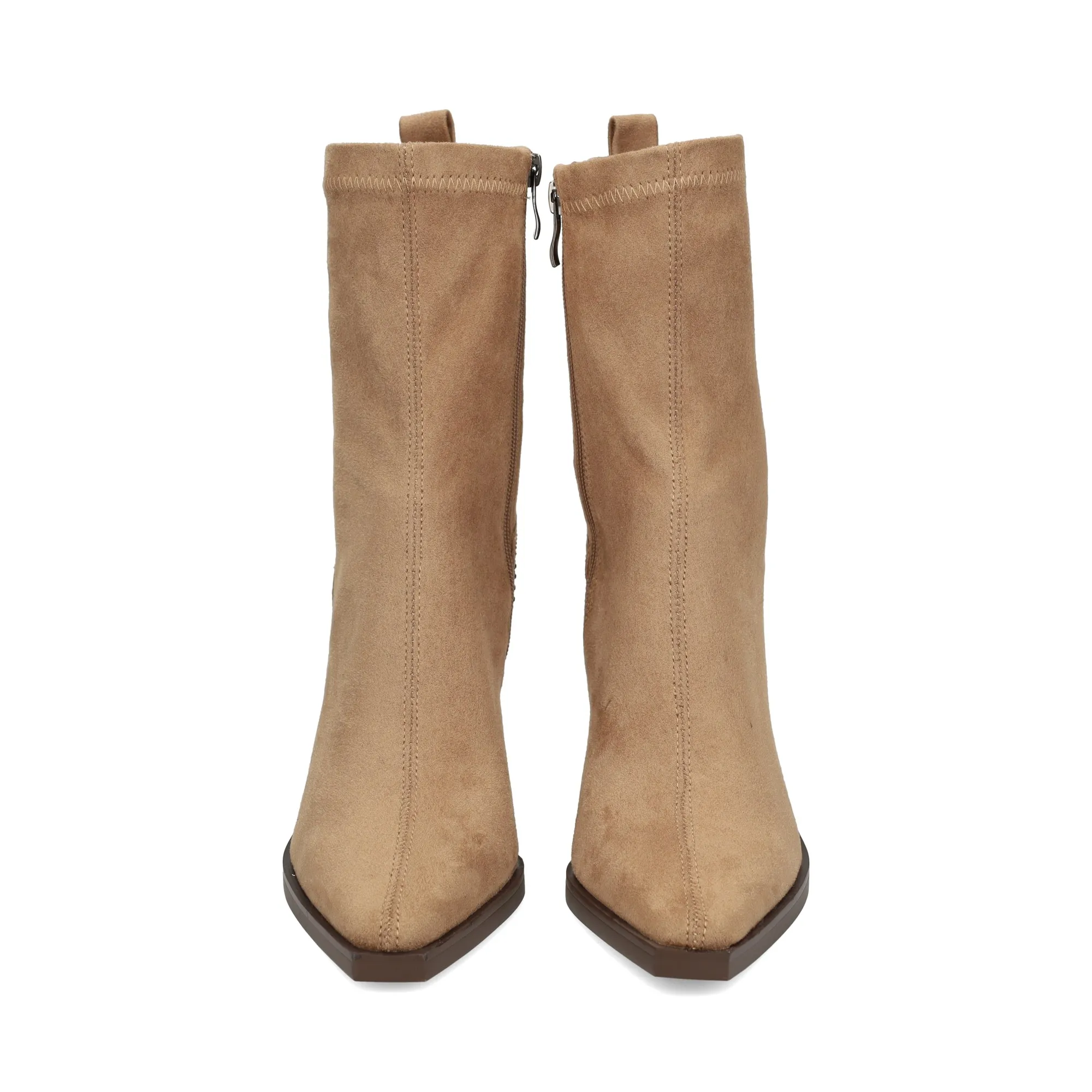 LODI Botines con tacón de Mujer CAMEL